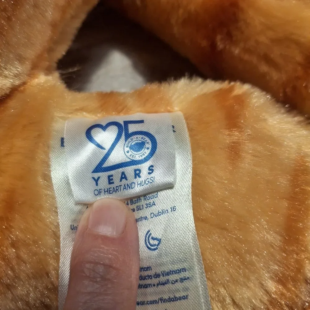 Build A Bear Floppy Kitty 25th Anniversary 1998 Inspired Plush Cat Wiskars Tabby